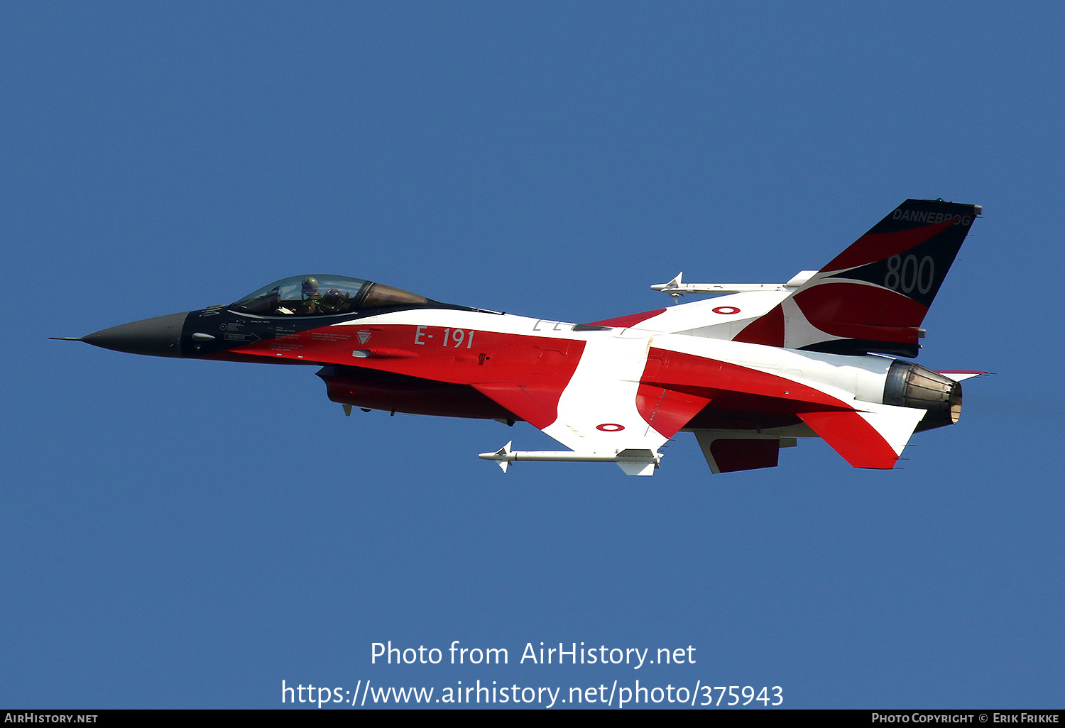 Aircraft Photo of E-191 | General Dynamics F-16AM Fighting Falcon | Denmark - Air Force | AirHistory.net #375943