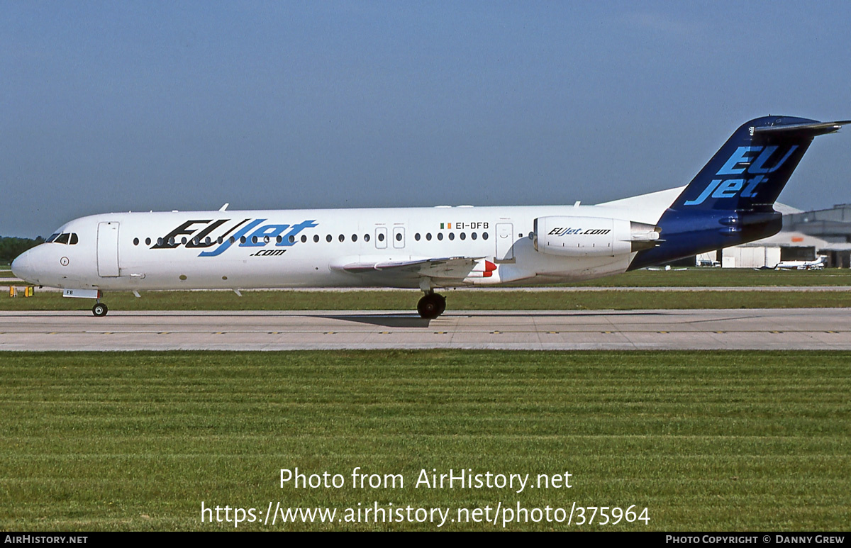 Aircraft Photo of EI-DFB | Fokker 100 (F28-0100) | EUjet | AirHistory.net #375964