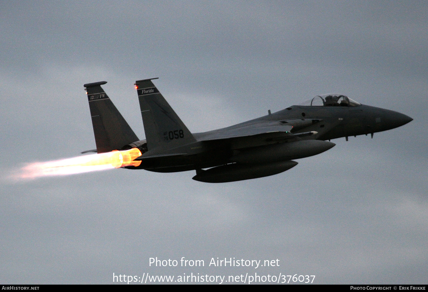 Aircraft Photo of 75-0058 / AF75-058 | McDonnell Douglas F-15A Eagle | USA - Air Force | AirHistory.net #376037