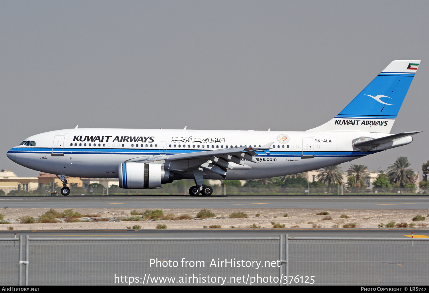 Aircraft Photo of 9K-ALA | Airbus A310-308 | Kuwait Airways | AirHistory.net #376125