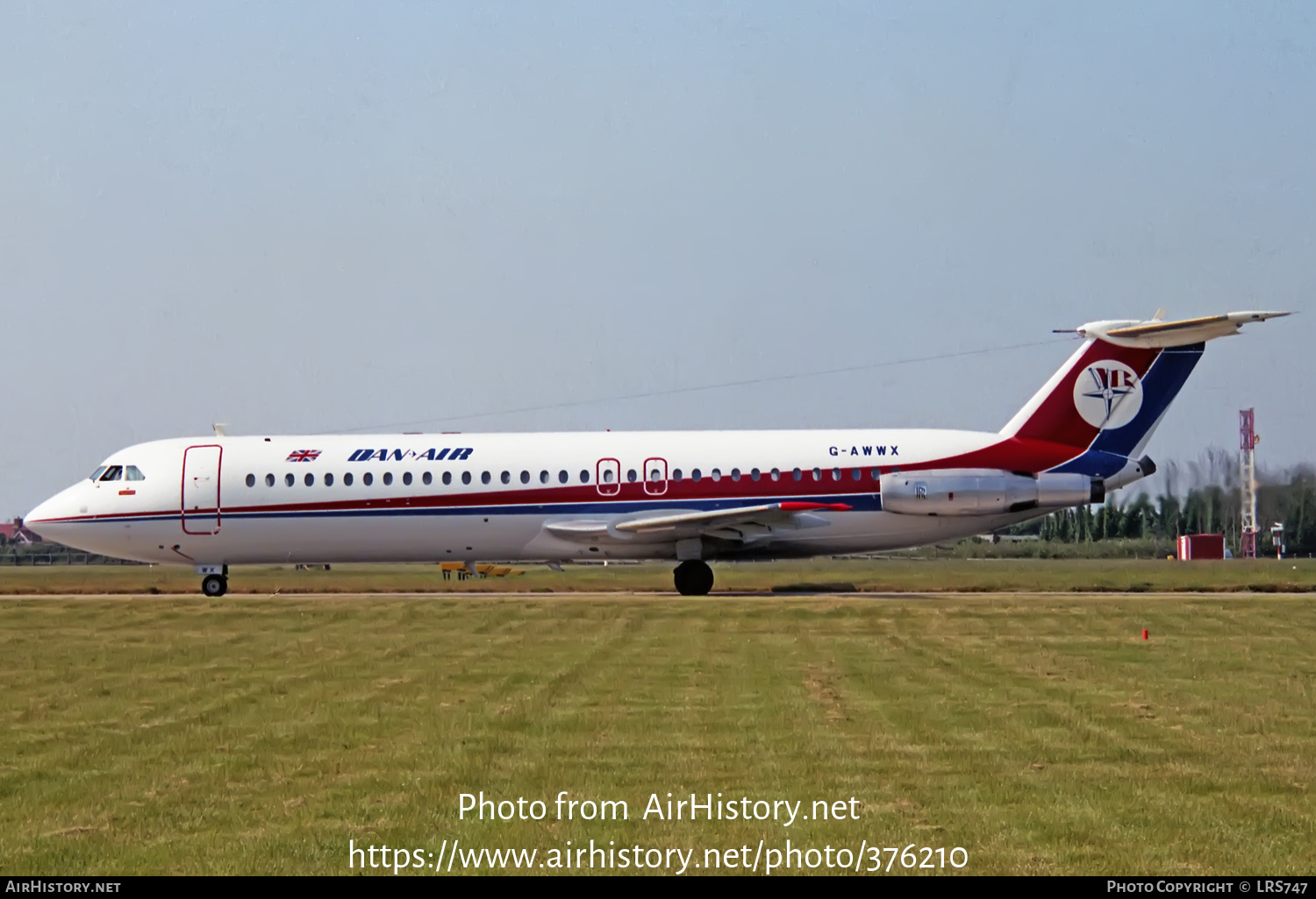 Aircraft Photo of G-AWWX | BAC 111-509EW One-Eleven | Dan-Air London | AirHistory.net #376210