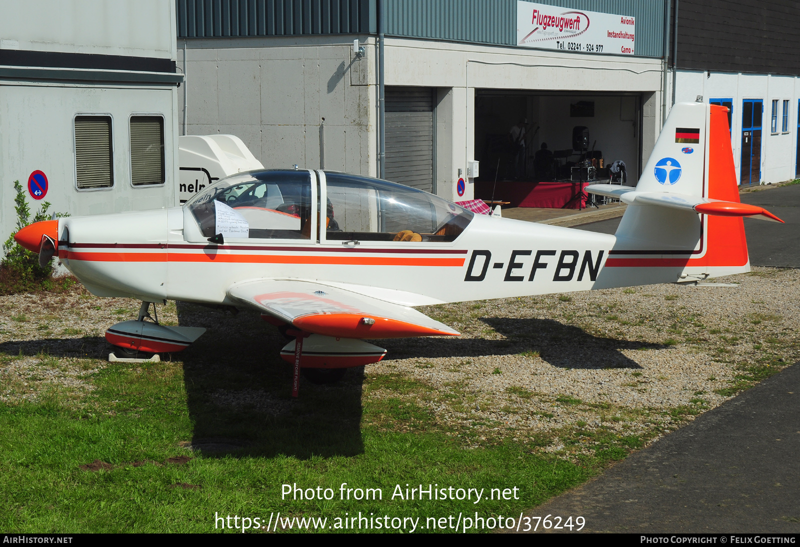 Aircraft Photo of D-EFBN | Sportavia-Pützer RS-180 Sportsman | AirHistory.net #376249