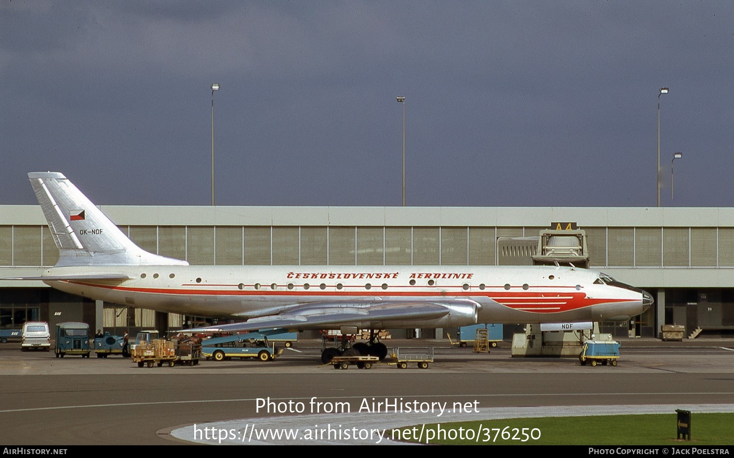 Aircraft Photo of OK-NDF | Tupolev Tu-104A | ČSA - Československé Aerolinie - Czechoslovak Airlines | AirHistory.net #376250