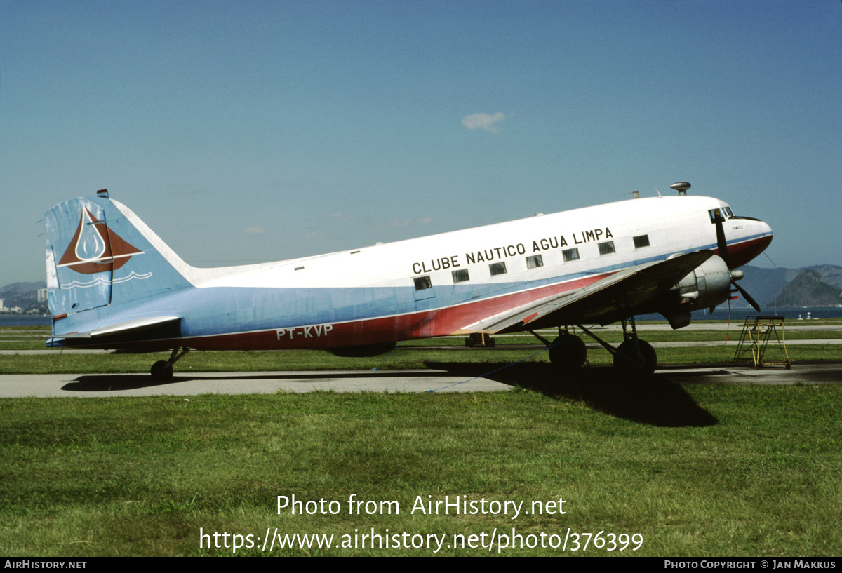 Aircraft Photo of PT-KVP | Douglas DC-3... | Clube Náutico Água Limpa | AirHistory.net #376399