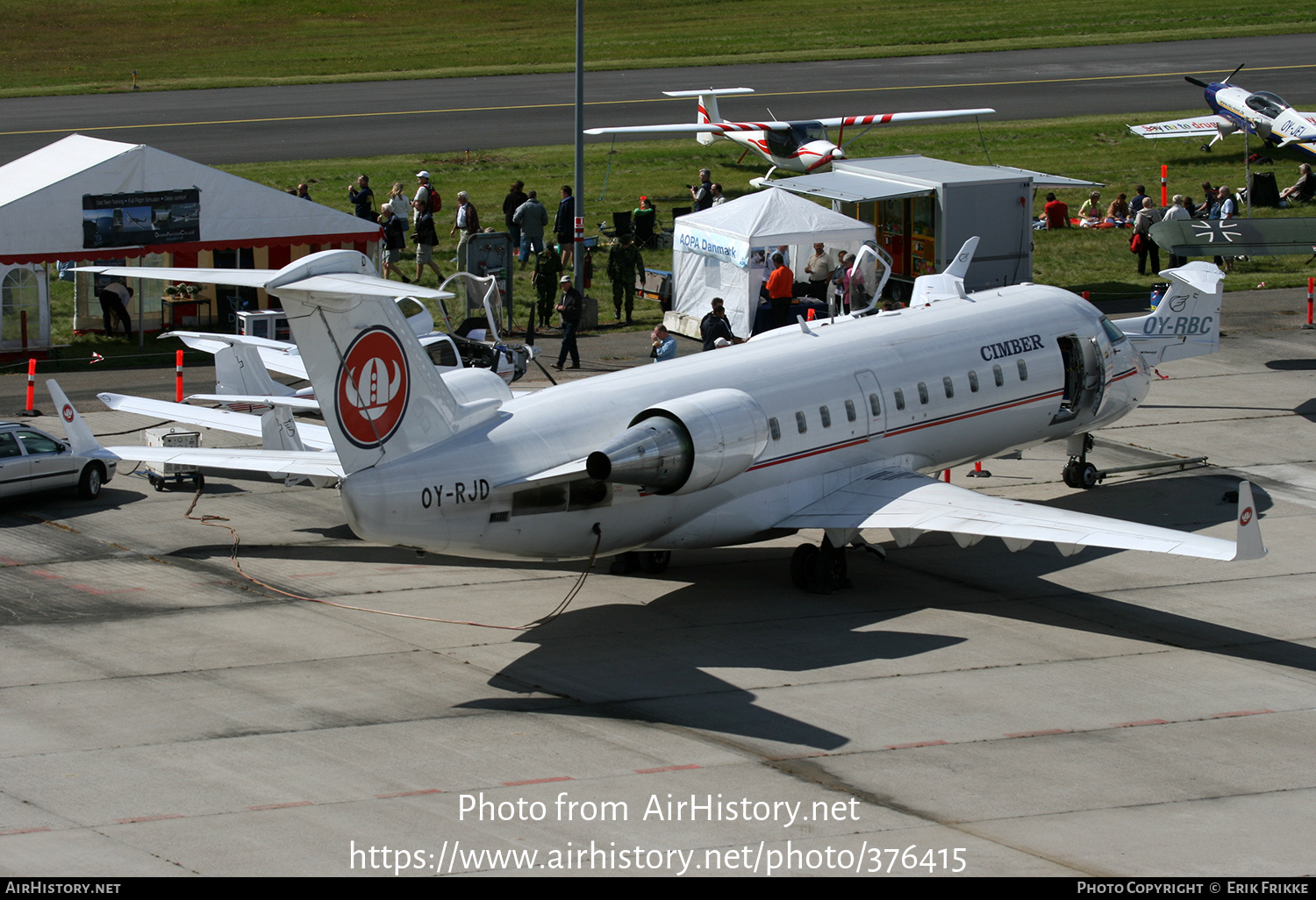 Aircraft Photo of OY-RJD | Canadair CRJ-200LR (CL-600-2B19) | Cimber Air | AirHistory.net #376415