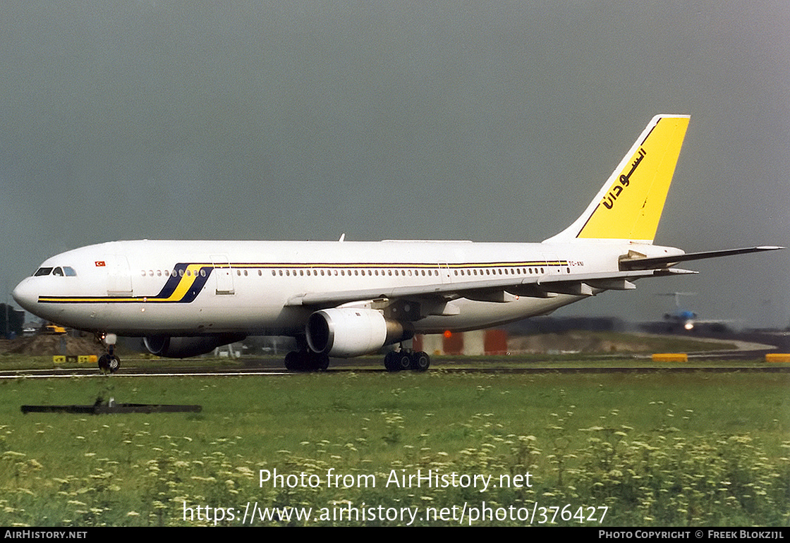 Aircraft Photo of TC-ANI | Airbus A300B4-102 | Sudan Airways | AirHistory.net #376427