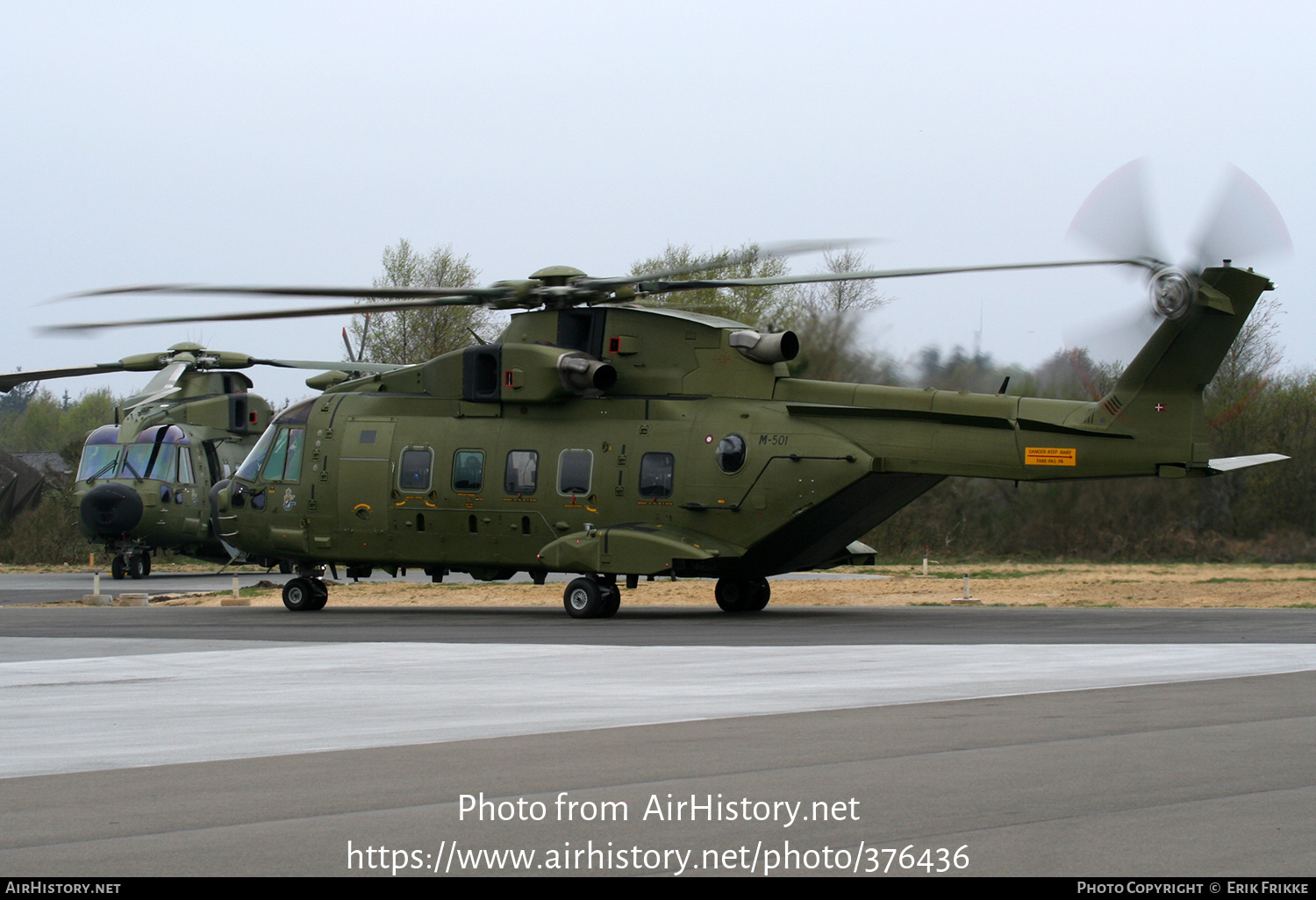 Aircraft Photo of M-501 | AgustaWestland EH101-512 Merlin Joint Supporter | Denmark - Air Force | AirHistory.net #376436