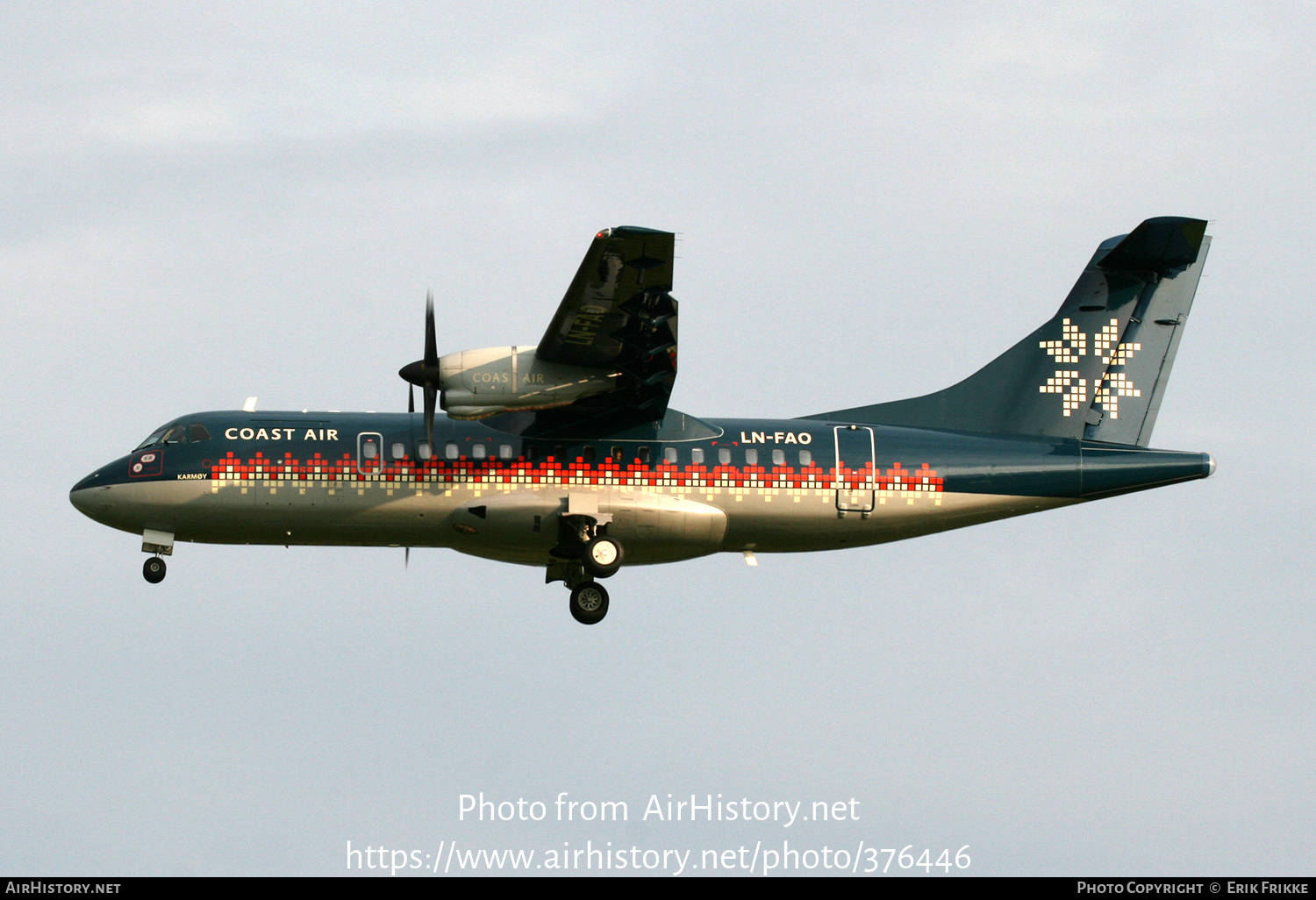 Aircraft Photo of LN-FAO | ATR ATR-42-300 | Coast Air | AirHistory.net #376446