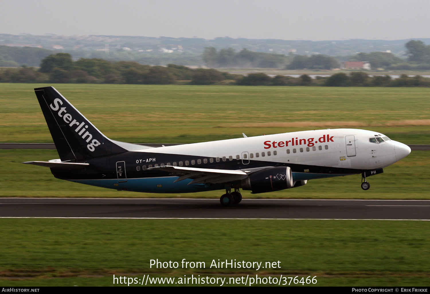 Aircraft Photo of OY-APH | Boeing 737-5L9 | Sterling Airlines | AirHistory.net #376466