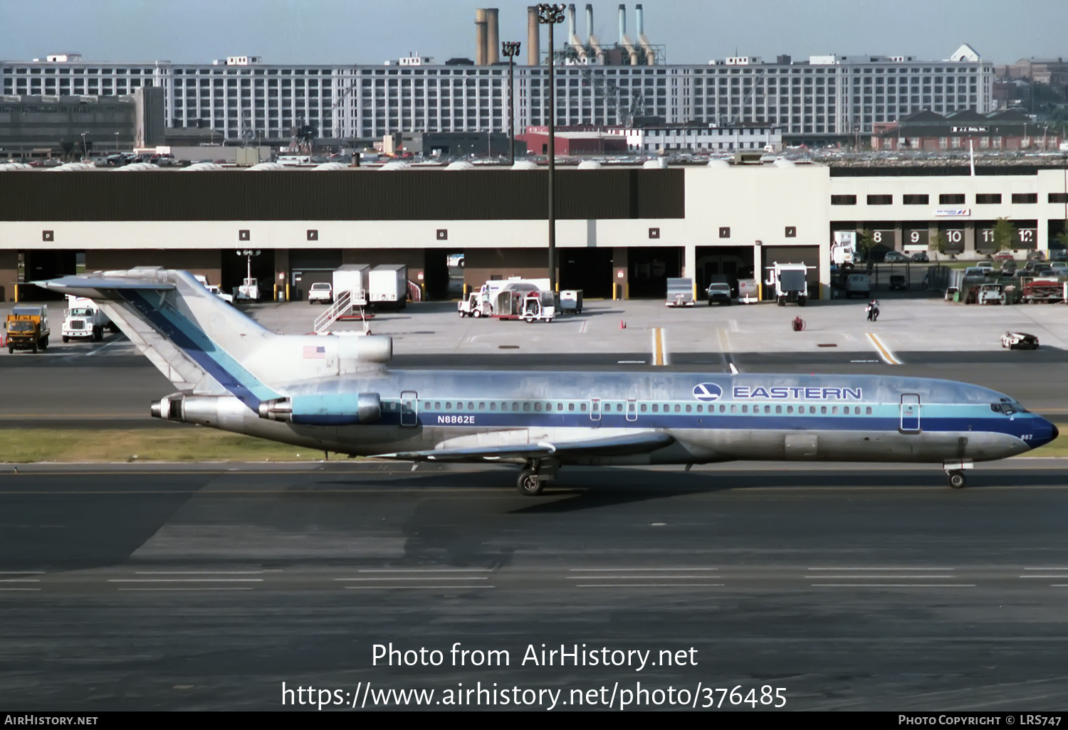 Aircraft Photo of N8862E | Boeing 727-225/Adv | Eastern Air Lines | AirHistory.net #376485