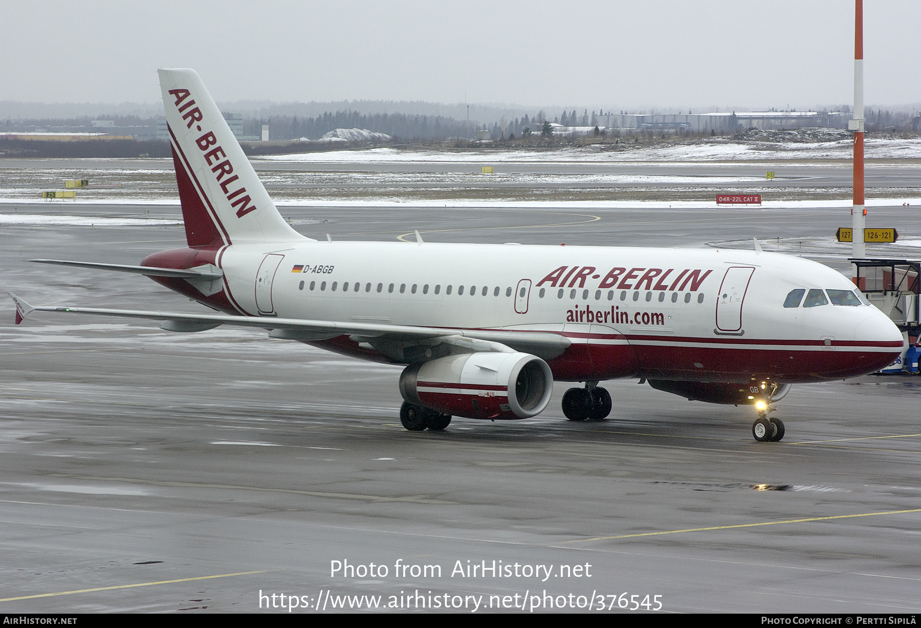 Aircraft Photo of D-ABGB | Airbus A319-132 | Air Berlin | AirHistory.net #376545