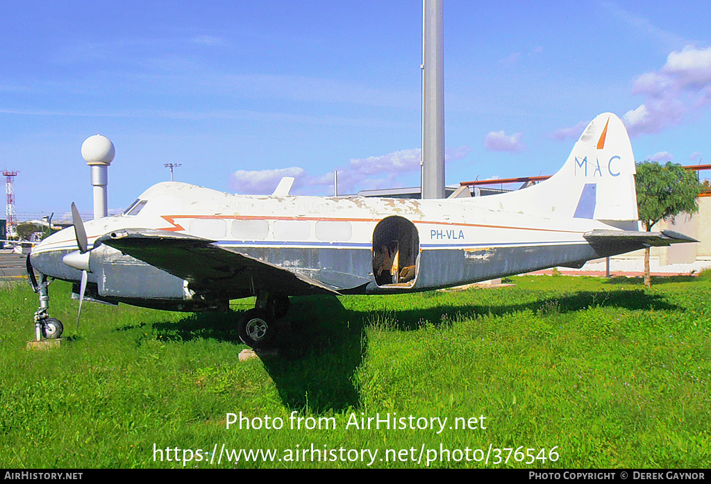 Aircraft Photo of PH-VLA | De Havilland D.H. 104 Dove 7A | Martin's Air Charter - MAC | AirHistory.net #376546