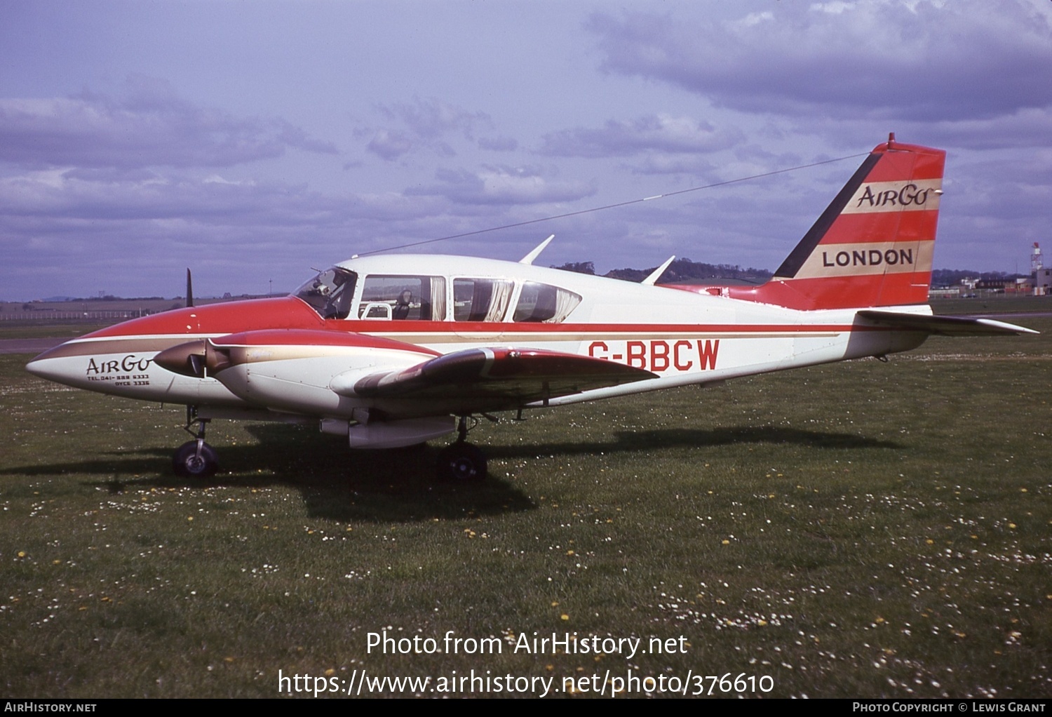 Aircraft Photo of G-BBCW | Piper PA-23-250 Aztec | AirGo | AirHistory.net #376610