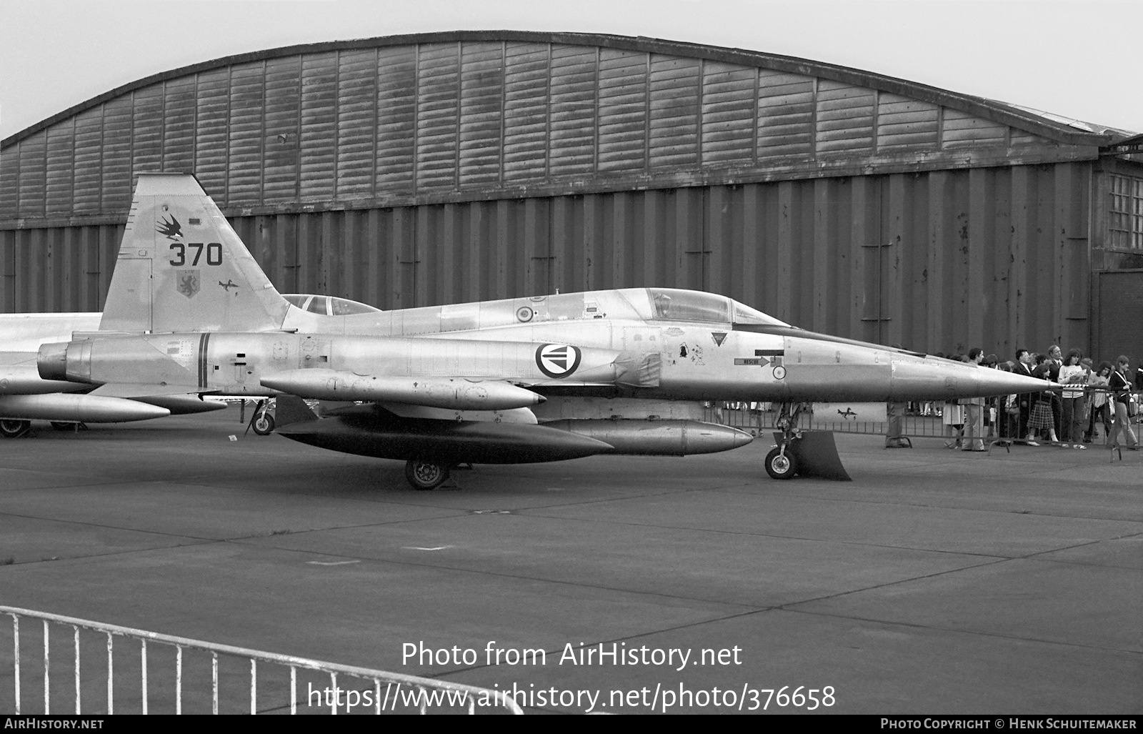 Aircraft Photo of 370 | Northrop F-5A Freedom Fighter | Norway - Air Force | AirHistory.net #376658