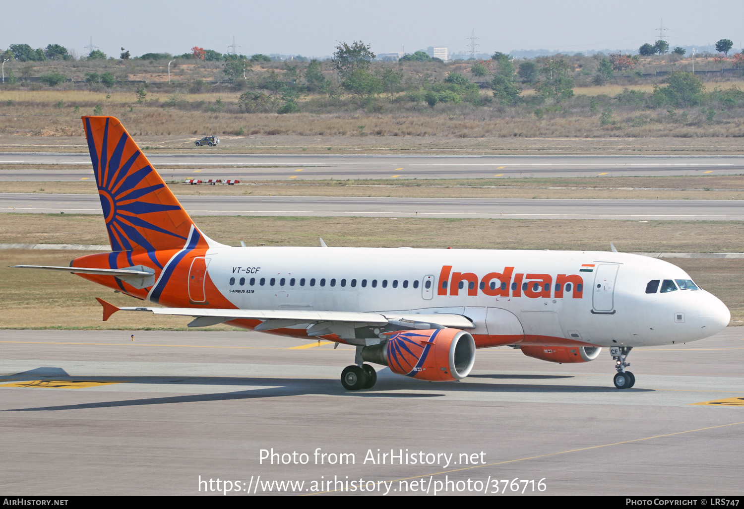 Aircraft Photo of VT-SCF | Airbus A319-112 | Indian Airlines | AirHistory.net #376716