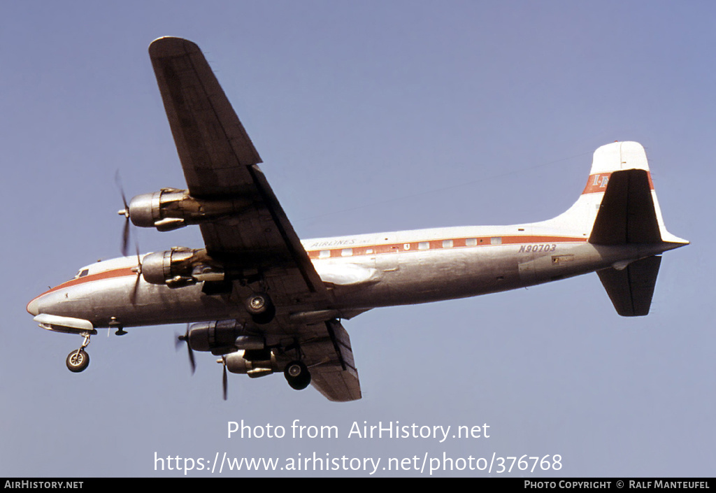 Aircraft Photo of N90703 | Douglas DC-6 | International Airlines Inc. - IAI | AirHistory.net #376768