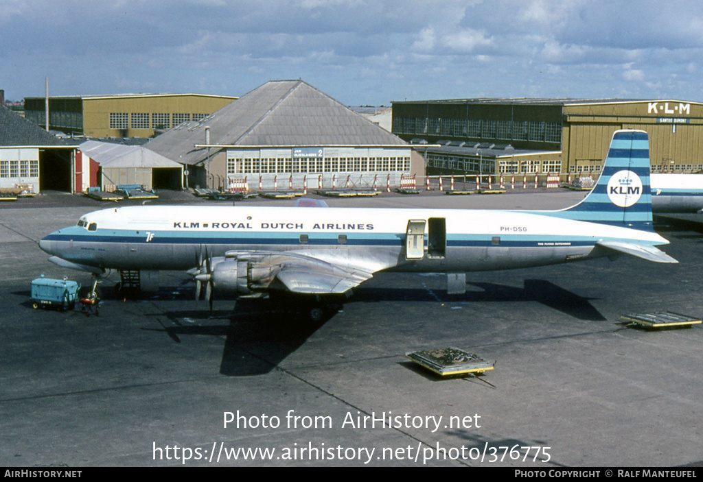 Aircraft Photo of PH-DSG | Douglas DC-7C(F) | KLM - Royal Dutch Airlines | AirHistory.net #376775