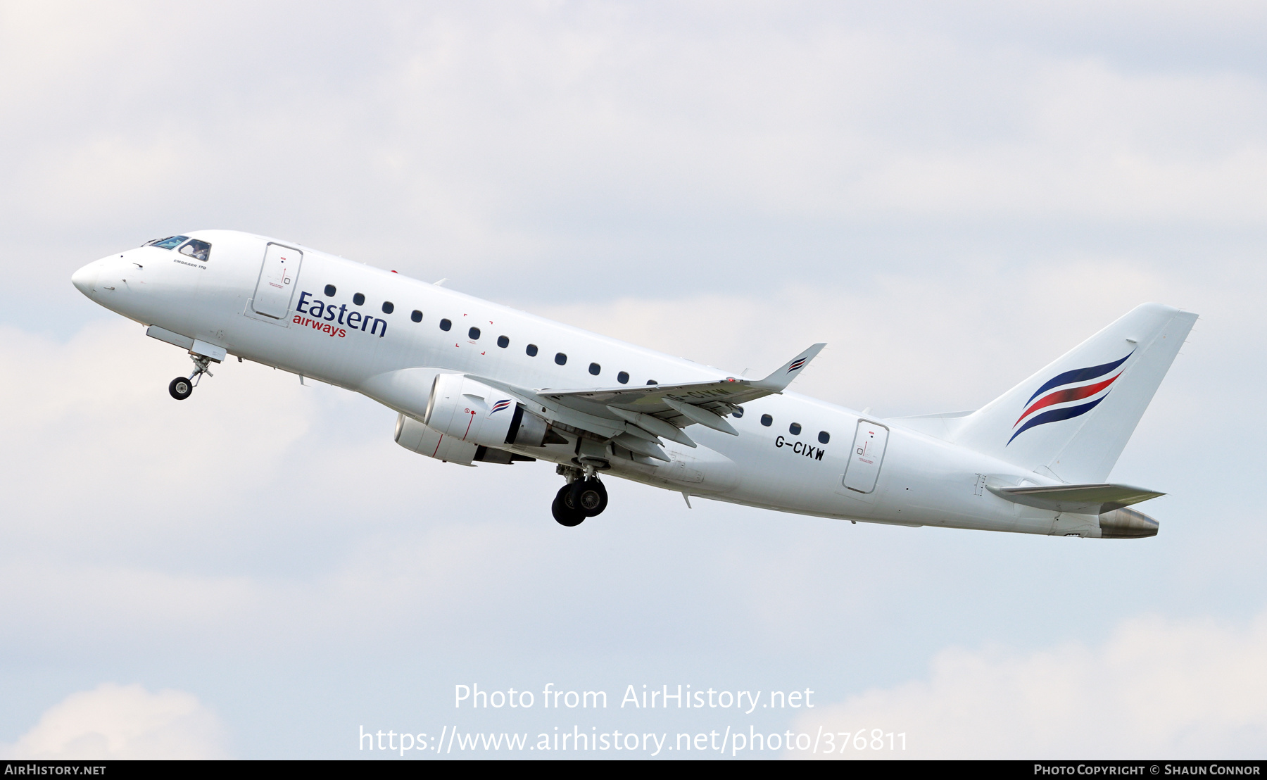 Aircraft Photo of G-CIXW | Embraer 170LR (ERJ-170-100LR) | Eastern Airways | AirHistory.net #376811