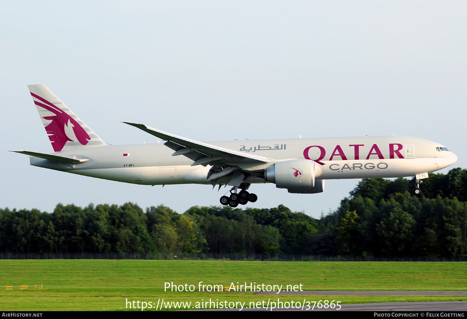 Aircraft Photo of A7-BFL | Boeing 777-F | Qatar Airways Cargo | AirHistory.net #376865