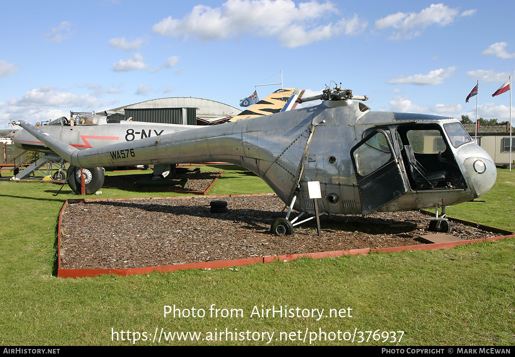 Aircraft Photo of WA576 | Bristol 171 Sycamore 3 | UK - Air Force | AirHistory.net #376937