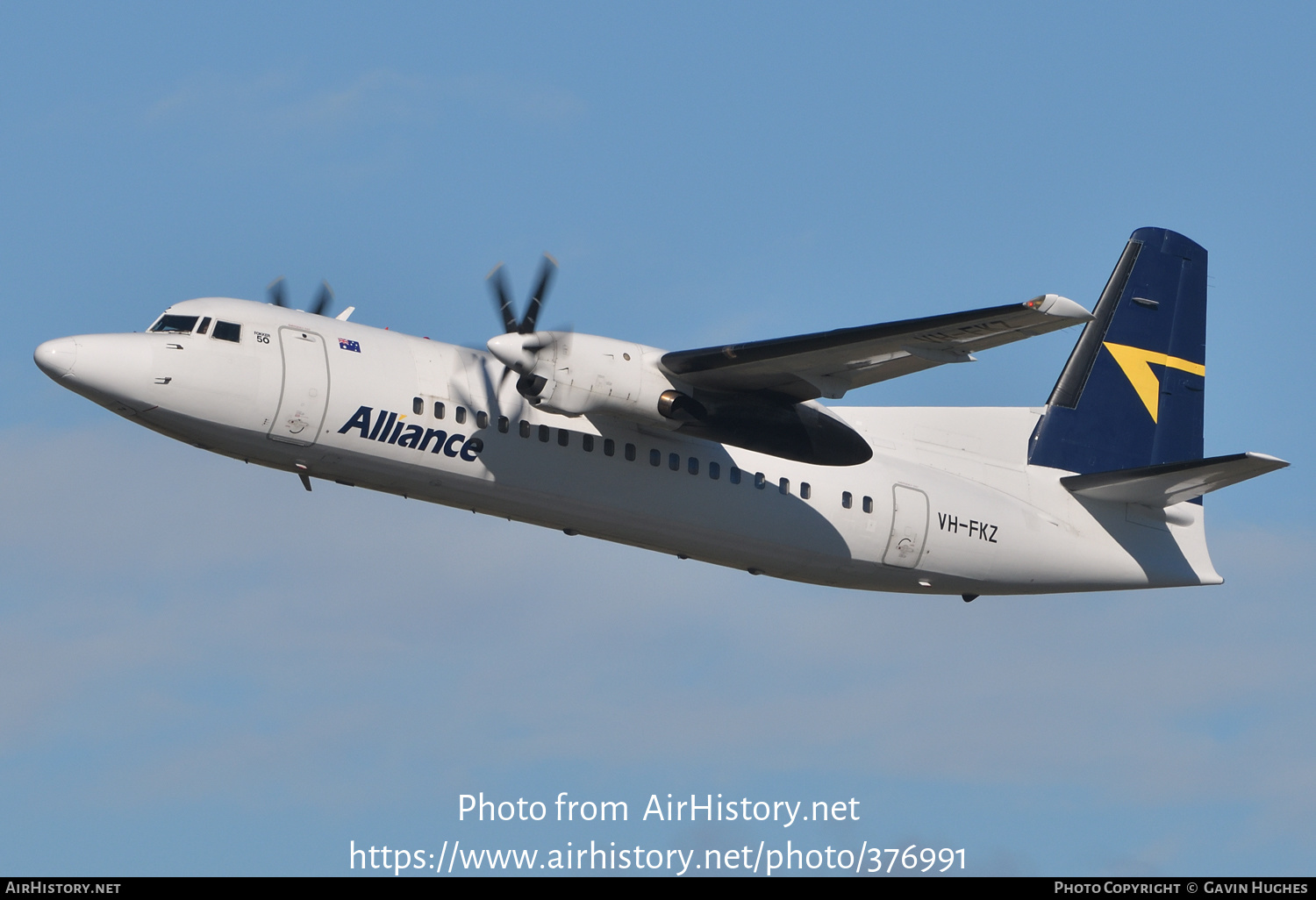 Aircraft Photo of VH-FKZ | Fokker 50 | Alliance Airlines | AirHistory.net #376991