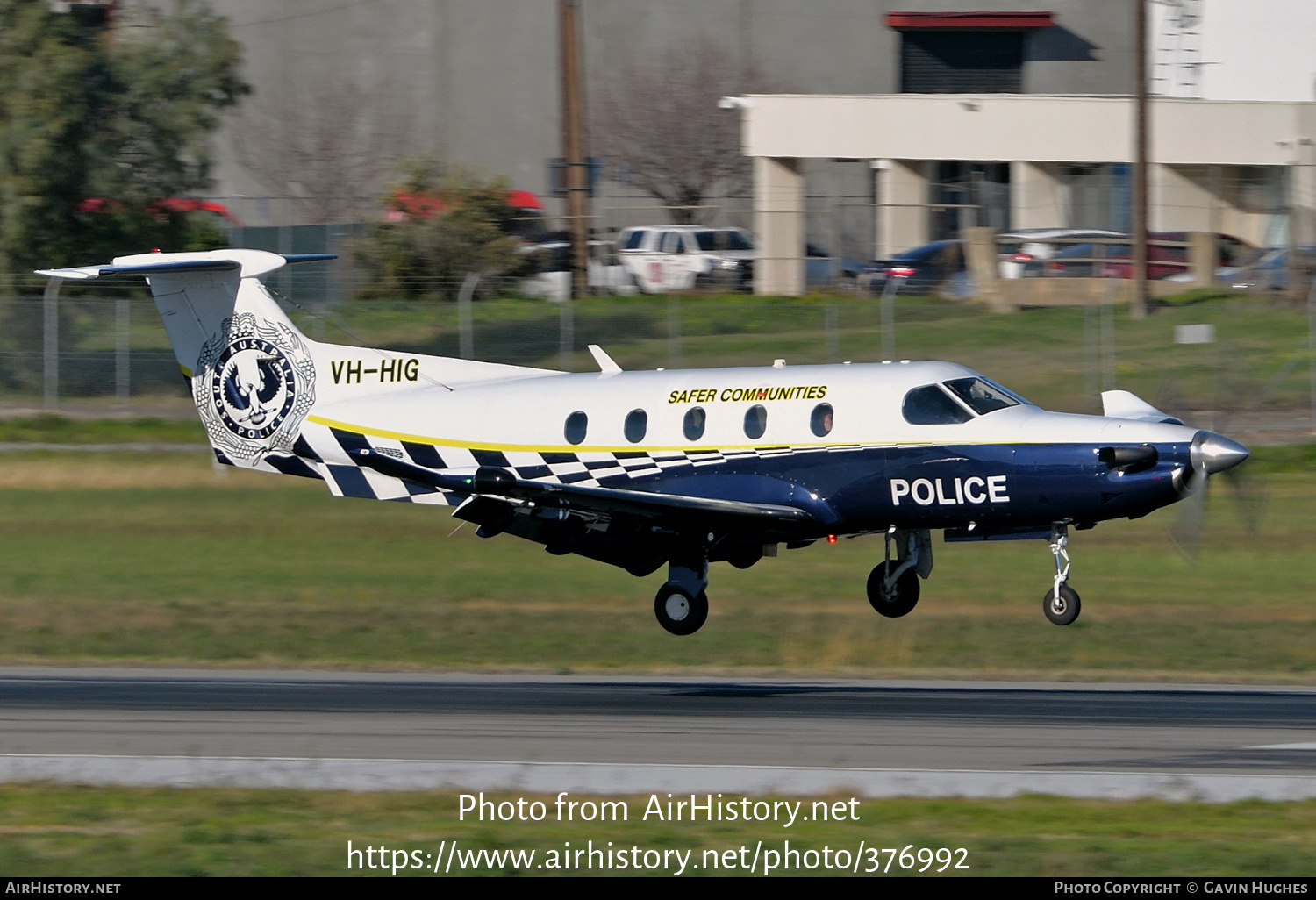 Aircraft Photo of VH-HIG | Pilatus PC-12/47 | South Australia Police - SAPOL | AirHistory.net #376992