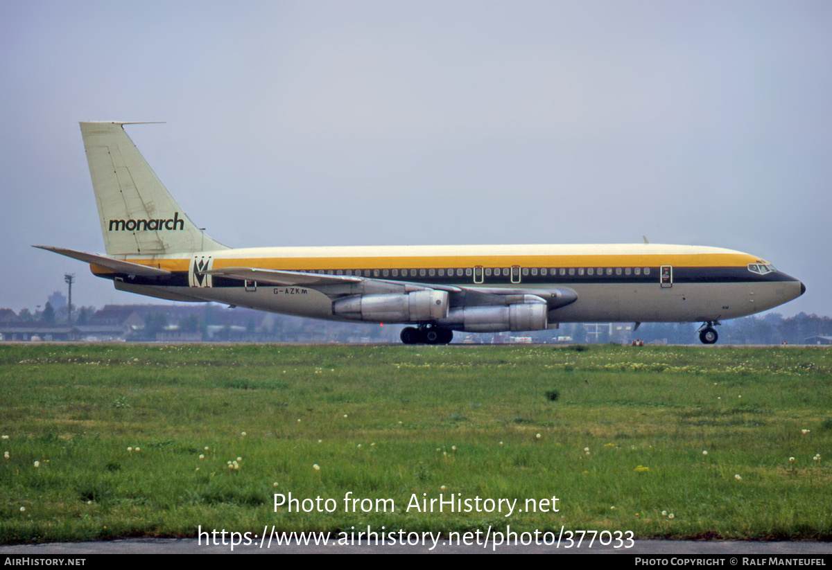 Aircraft Photo of G-AZKM | Boeing 720-051B | Monarch Airlines | AirHistory.net #377033