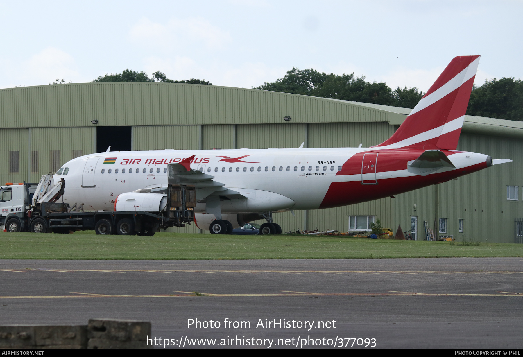 Aircraft Photo of 3B-NBF | Airbus A319-112 | Air Mauritius | AirHistory.net #377093