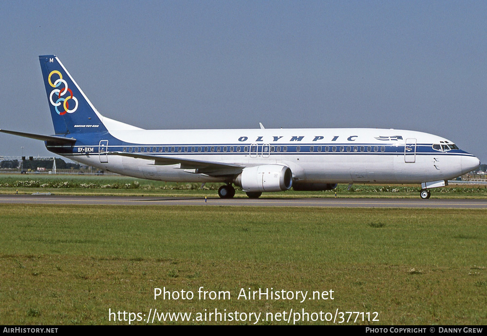 Aircraft Photo of SX-BKM | Boeing 737-4Q8 | Olympic | AirHistory.net #377112