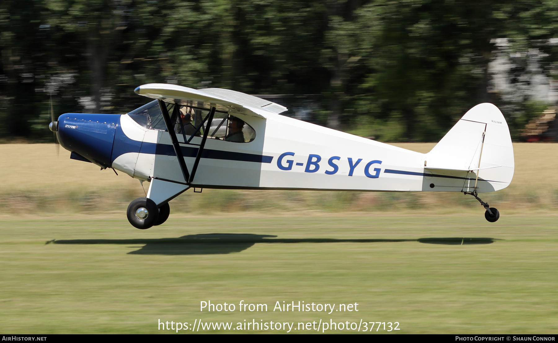 Aircraft Photo of G-BSYG | Piper PA-12 Super Cruiser | AirHistory.net #377132