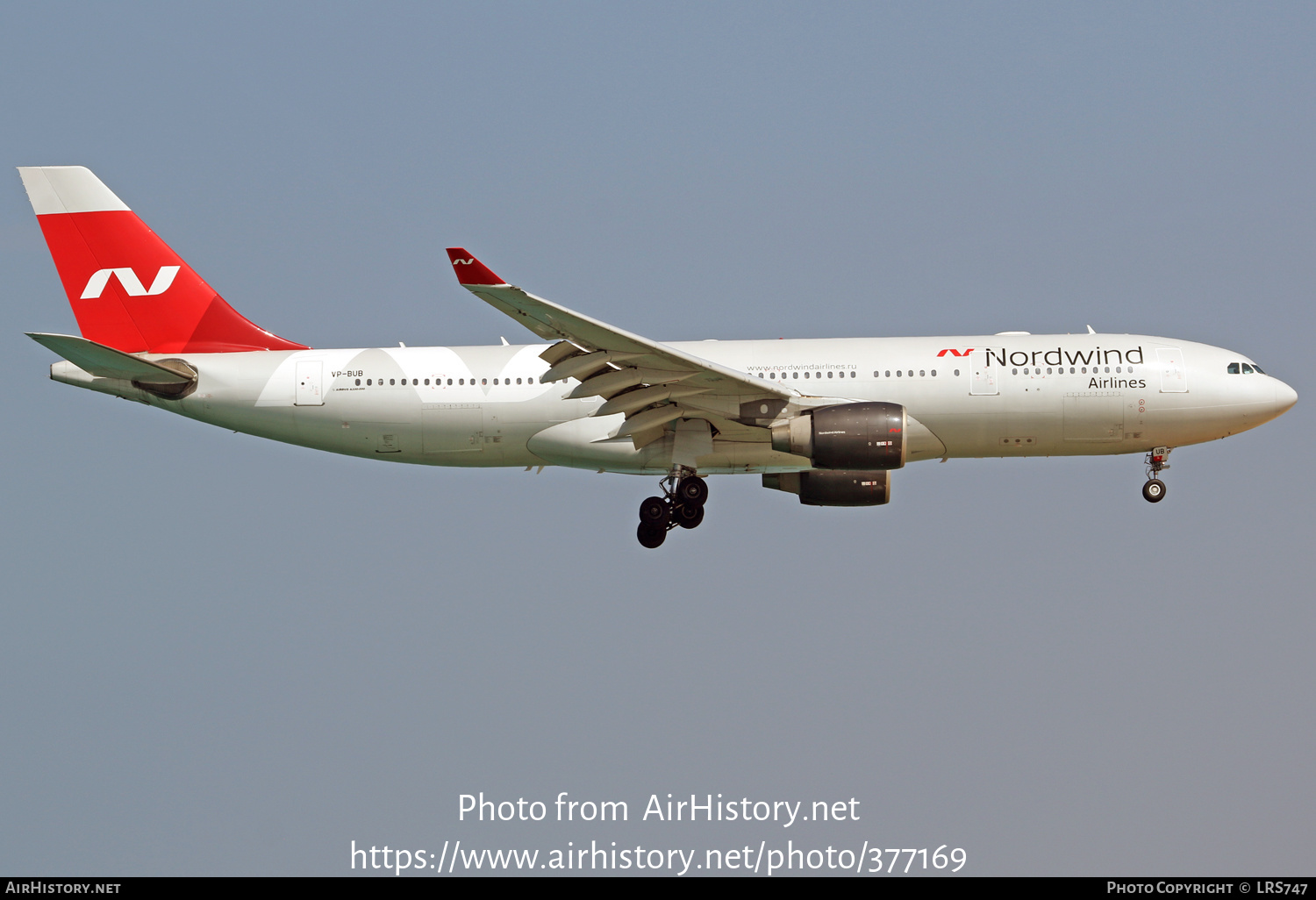 Aircraft Photo of VP-BUB | Airbus A330-223 | Nordwind Airlines | AirHistory.net #377169