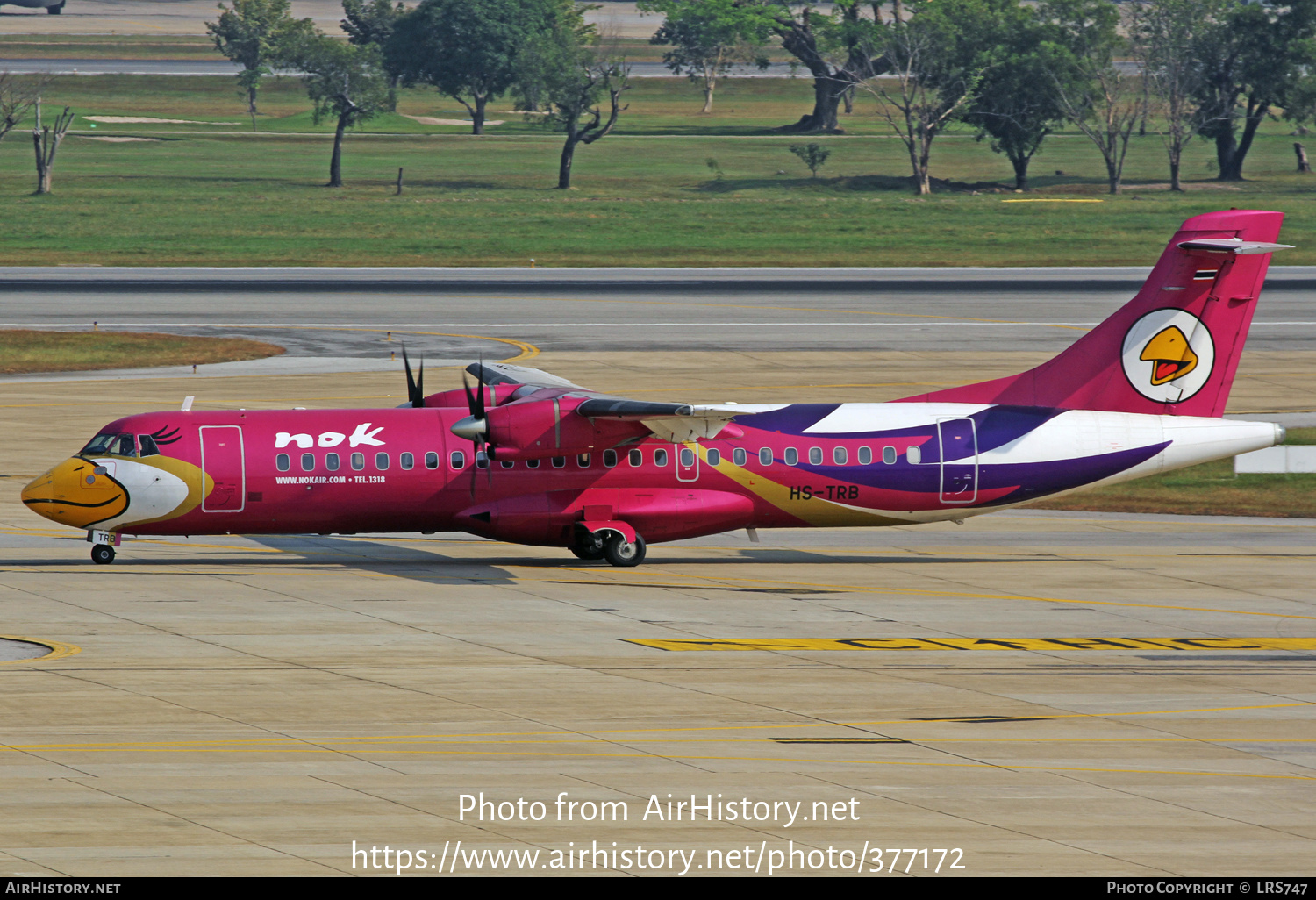 Aircraft Photo of HS-TRB | ATR ATR-72-201 | Nok Air | AirHistory.net #377172