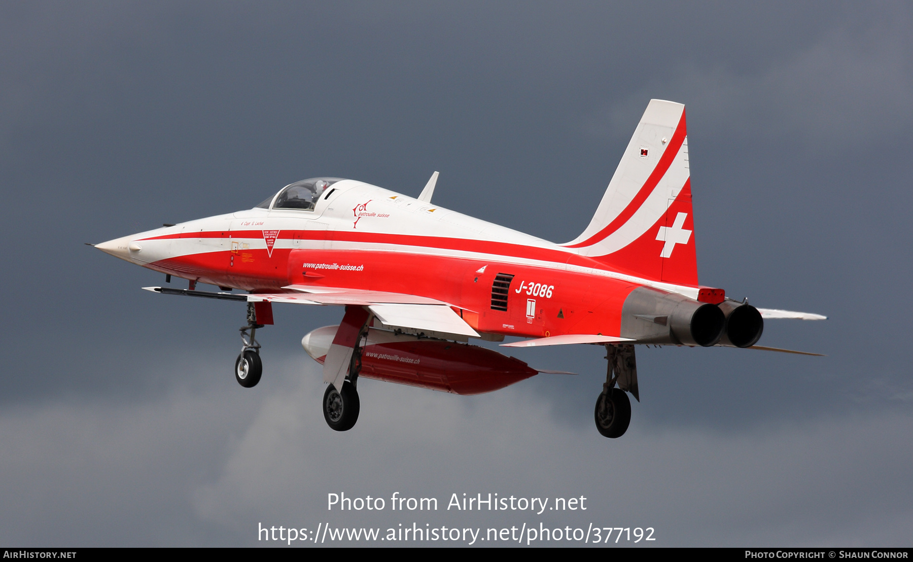 Aircraft Photo of J-3086 | Northrop F-5E Tiger II | Switzerland - Air Force | AirHistory.net #377192