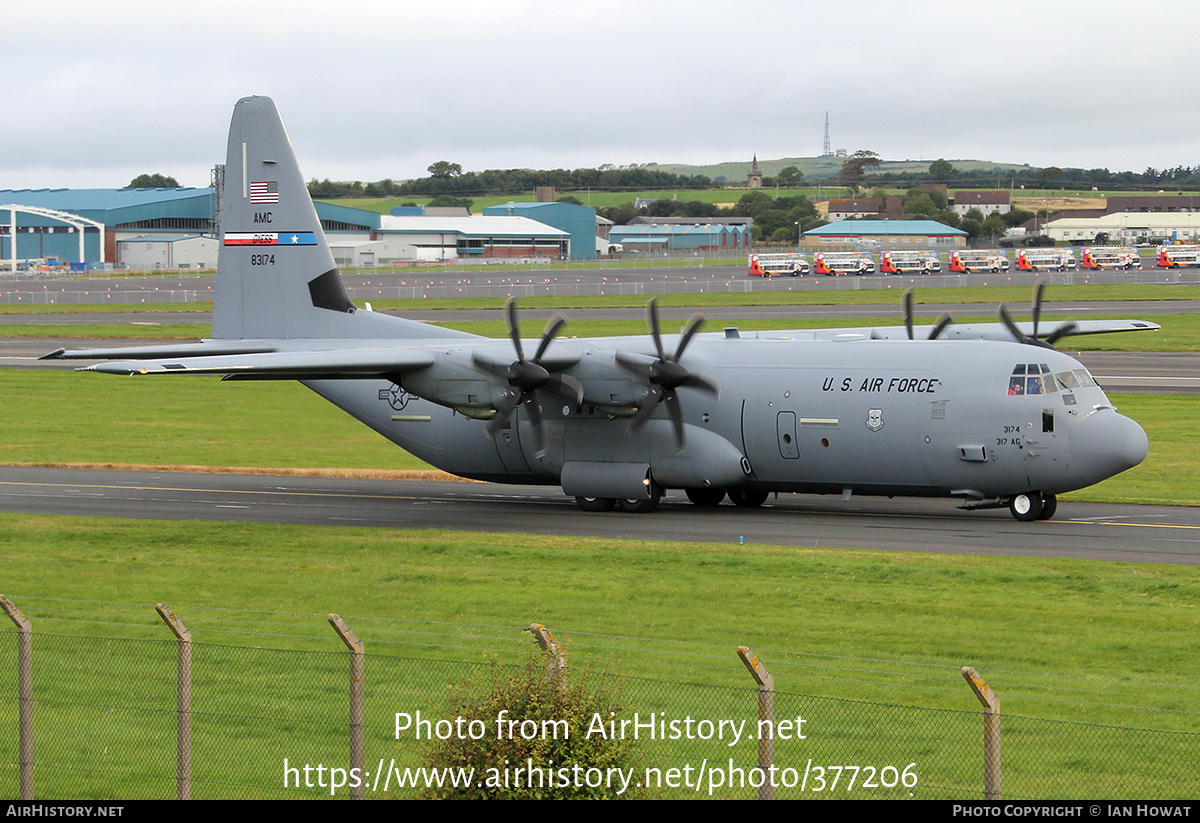 Aircraft Photo of 08-3174 / 83174 | Lockheed Martin C-130J-30 Hercules | USA - Air Force | AirHistory.net #377206