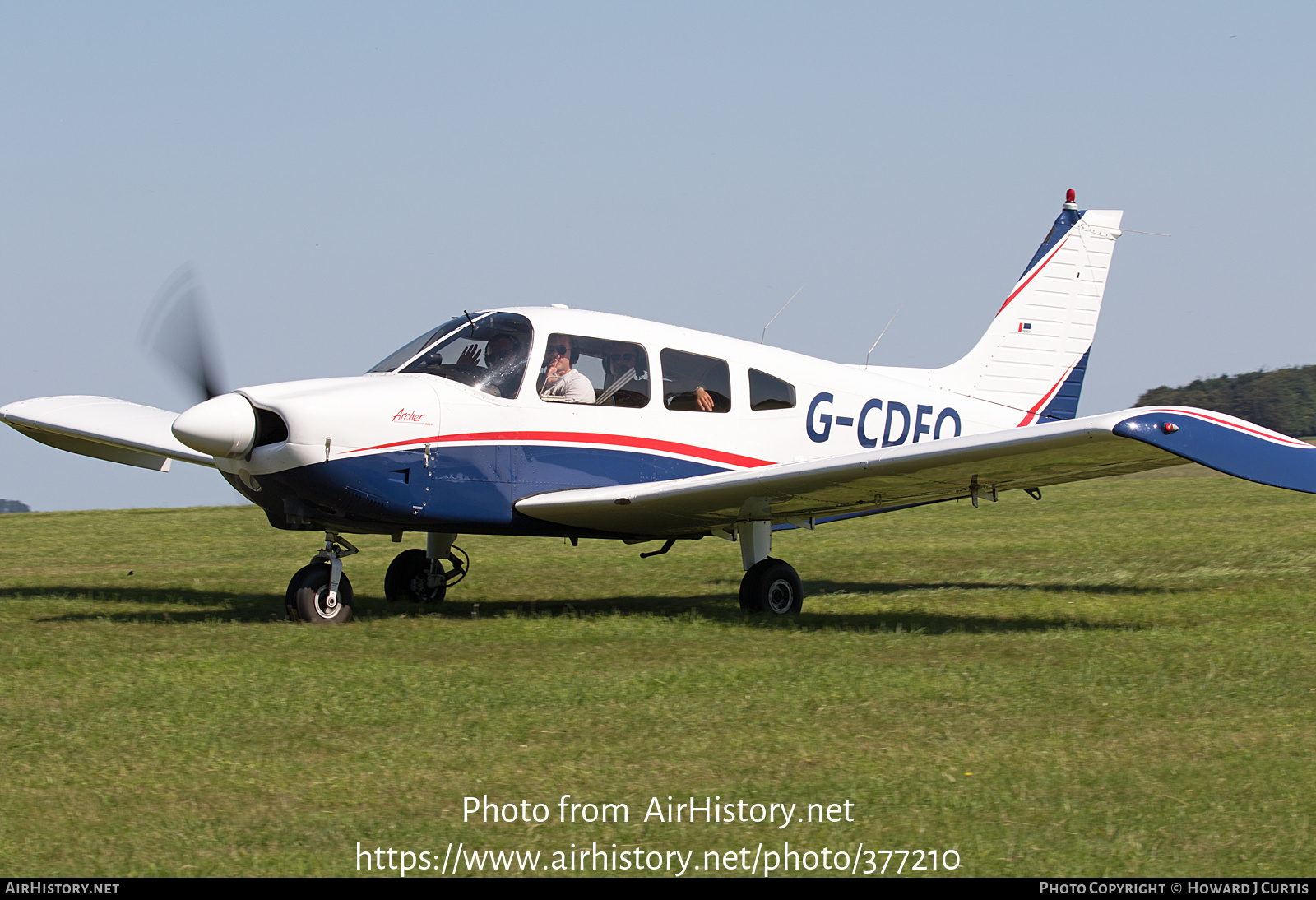 Aircraft Photo of G-CDEO | Piper PA-28-180 Cherokee Archer | AirHistory.net #377210