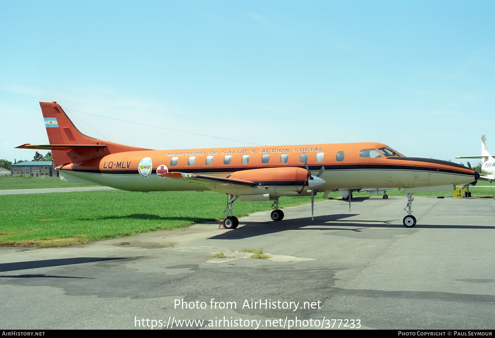 Aircraft Photo of LQ-MLV | Swearingen SA-226TC Metro II | Ministerio de Salud y Acción Social | AirHistory.net #377233