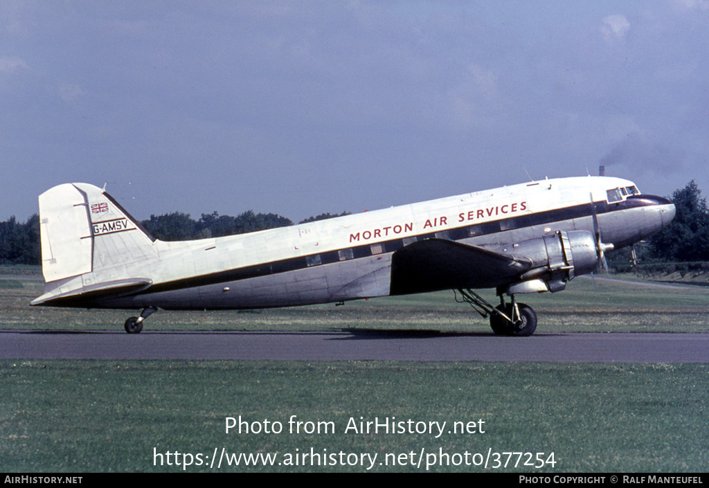 Aircraft Photo of G-AMSV | Douglas C-47B Skytrain | Morton Air Services ...