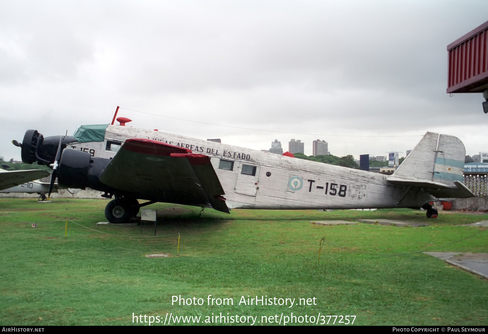 Aircraft Photo of T-158 | Junkers Ju 52/3m ge | LADE - Líneas Aéreas del Estado | AirHistory.net #377257