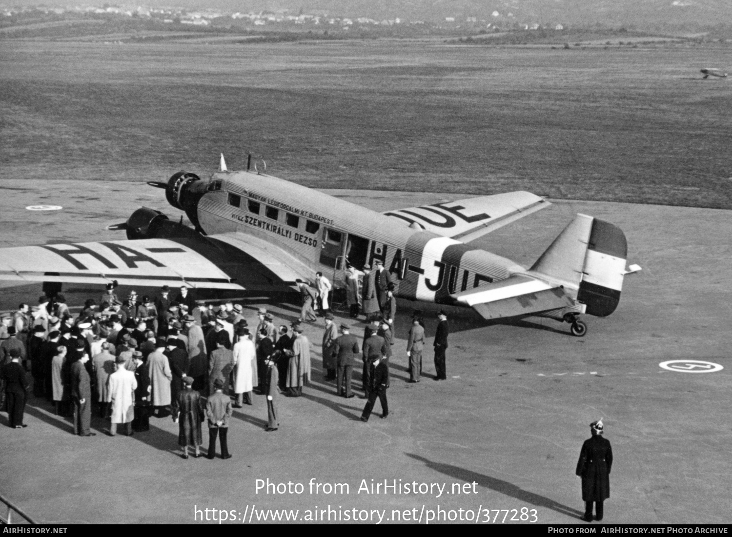 Aircraft Photo of HA-JUE | Junkers Ju 52/3m g7e | Malért - Magyar Légiforgalmi | AirHistory.net #377283