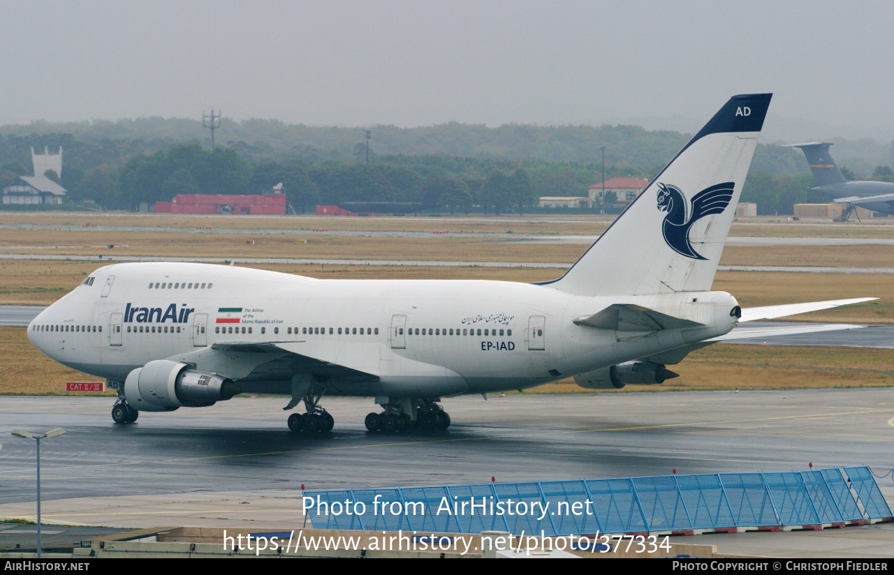 Aircraft Photo of EP-IAD | Boeing 747SP-86 | Iran Air | AirHistory.net #377334