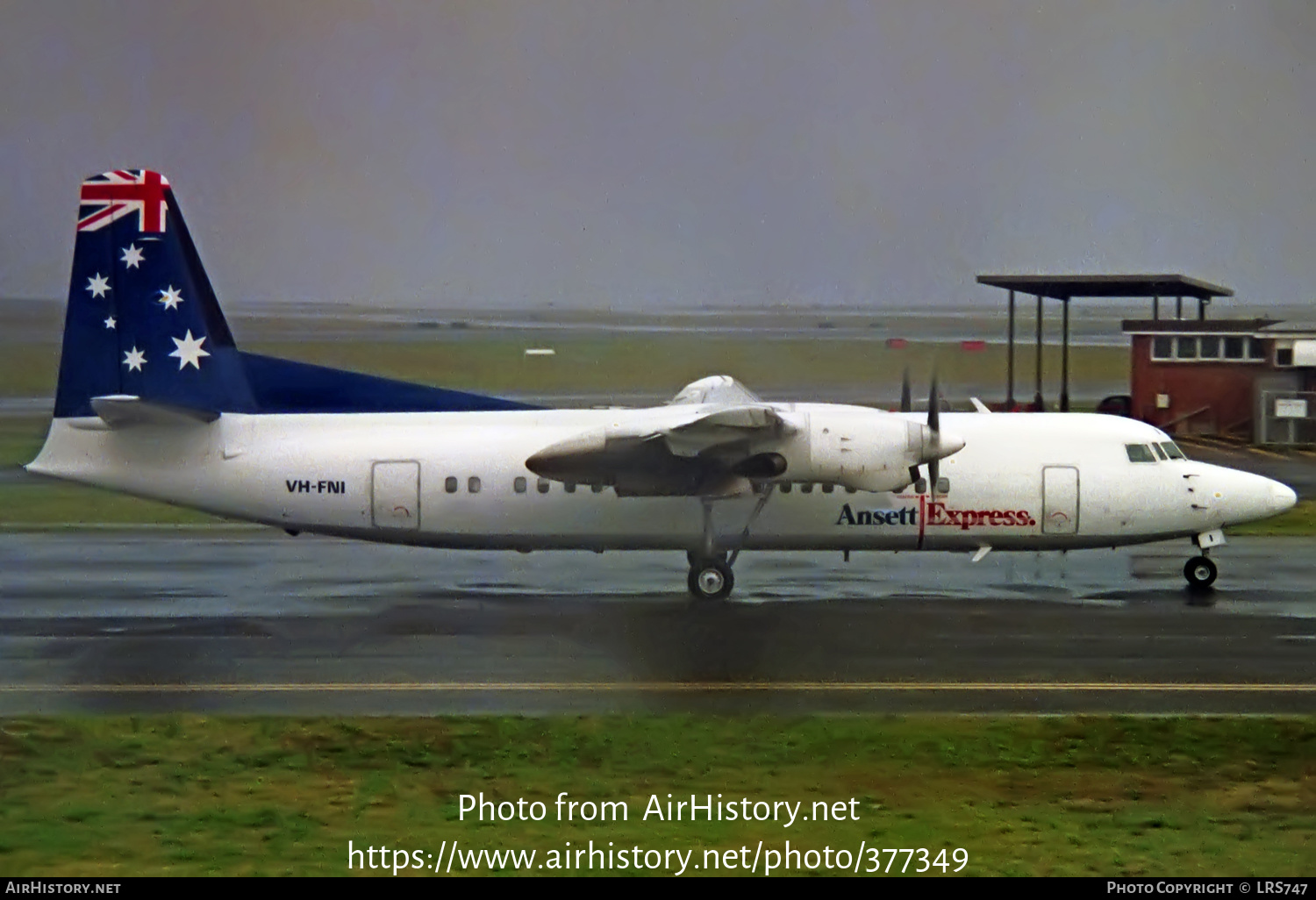 Aircraft Photo of VH-FNI | Fokker 50 | Ansett Express | AirHistory.net #377349