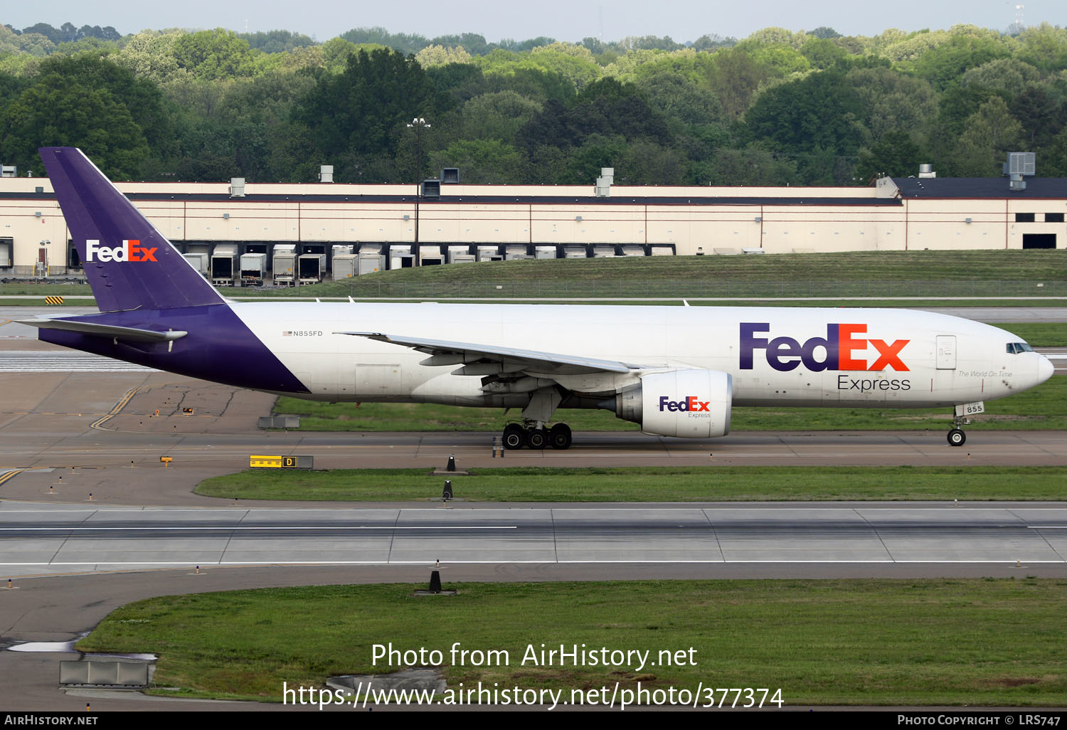 Aircraft Photo of N855FD | Boeing 777-FS2 | FedEx Express - Federal Express | AirHistory.net #377374