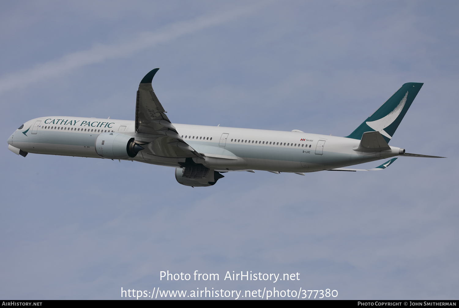 Aircraft Photo of B-LXC | Airbus A350-1041 | Cathay Pacific Airways | AirHistory.net #377380