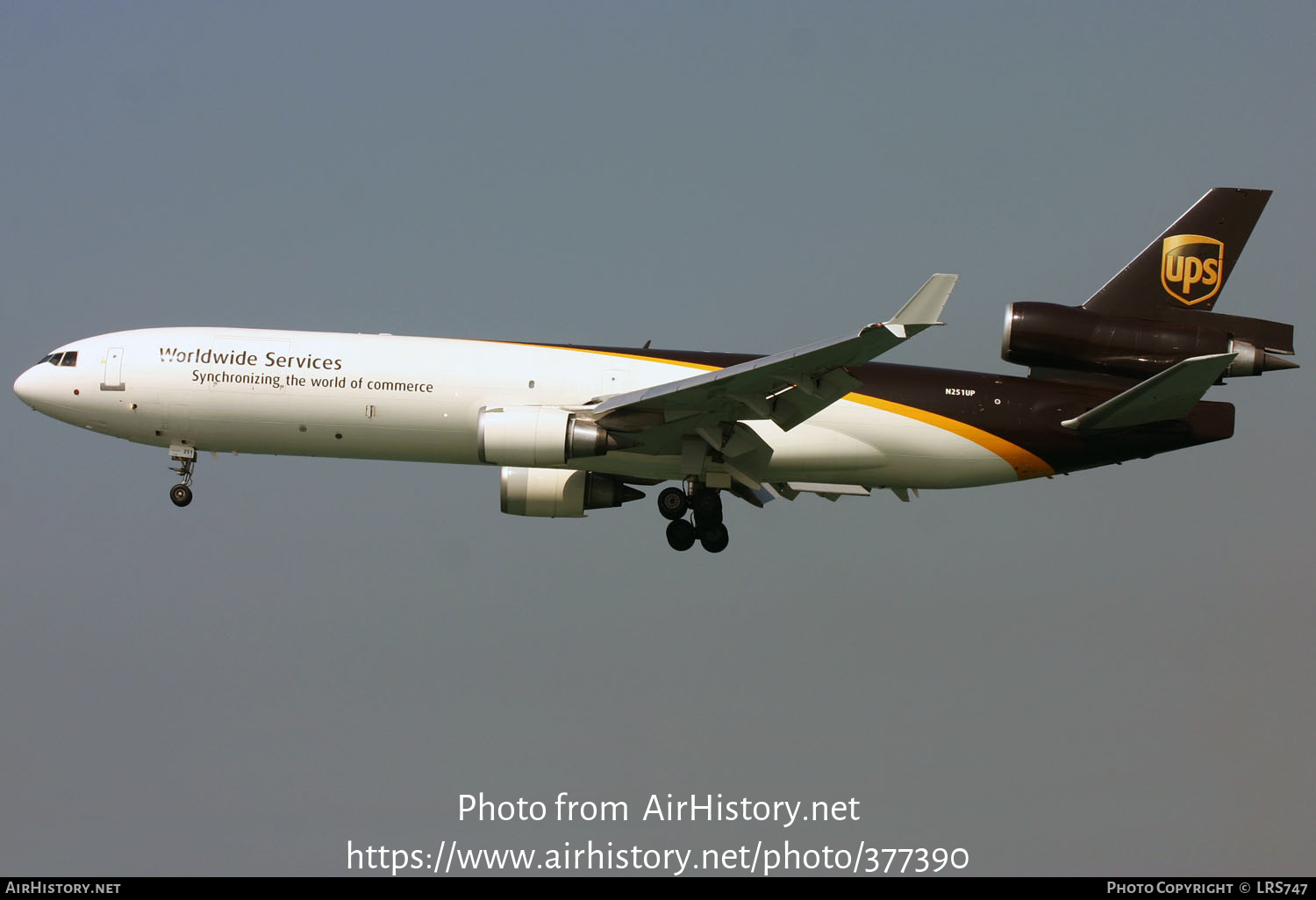 Aircraft Photo of N251UP | McDonnell Douglas MD-11/F | United Parcel Service - UPS | AirHistory.net #377390