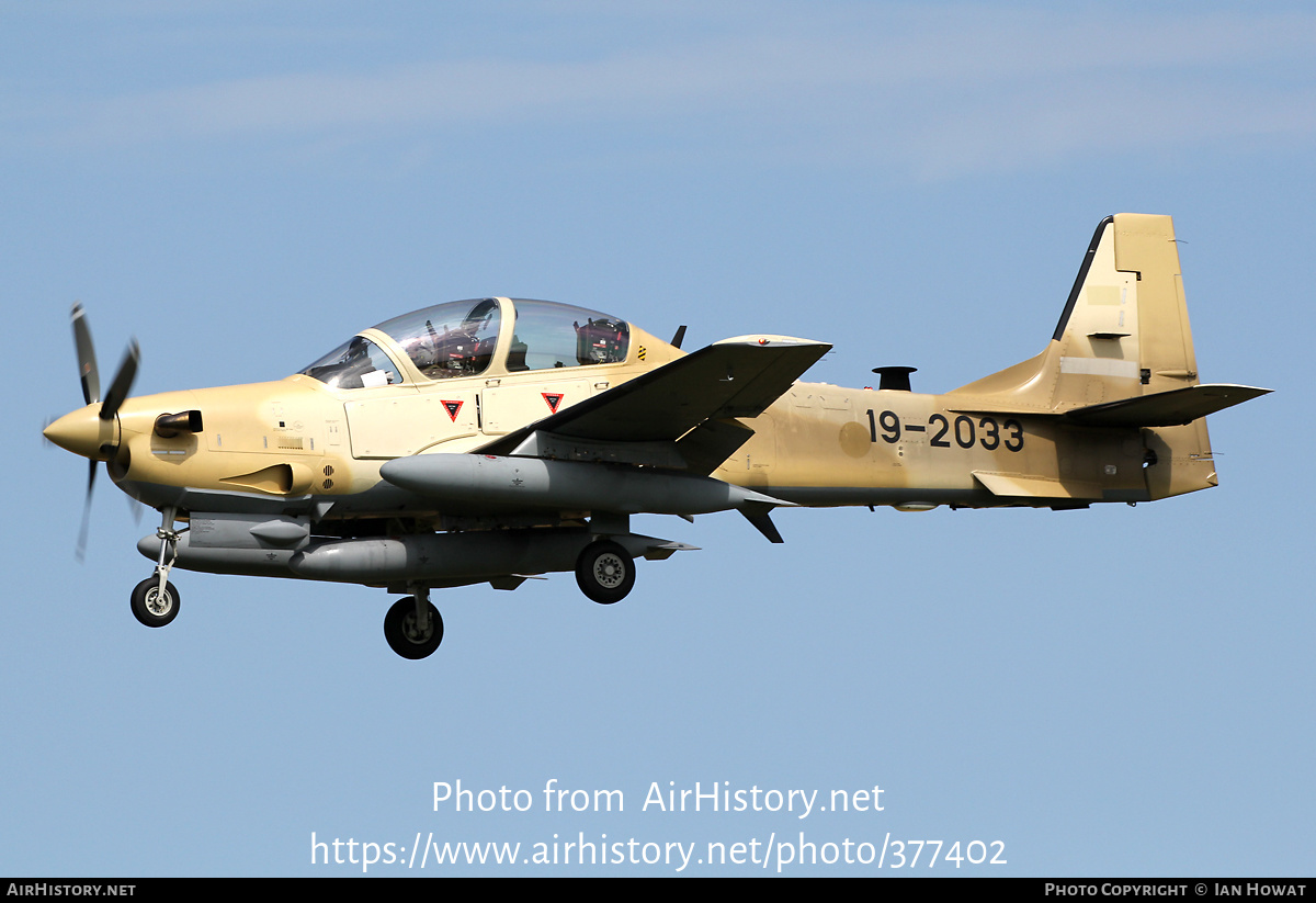 Aircraft Photo of 19-2033 | Embraer A-29B Super Tucano | USA - Air Force | AirHistory.net #377402