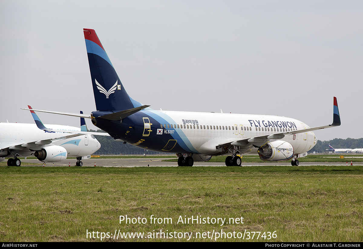 Aircraft Photo of HL8397 | Boeing 737-86N | Fly Gangwon | AirHistory.net #377436