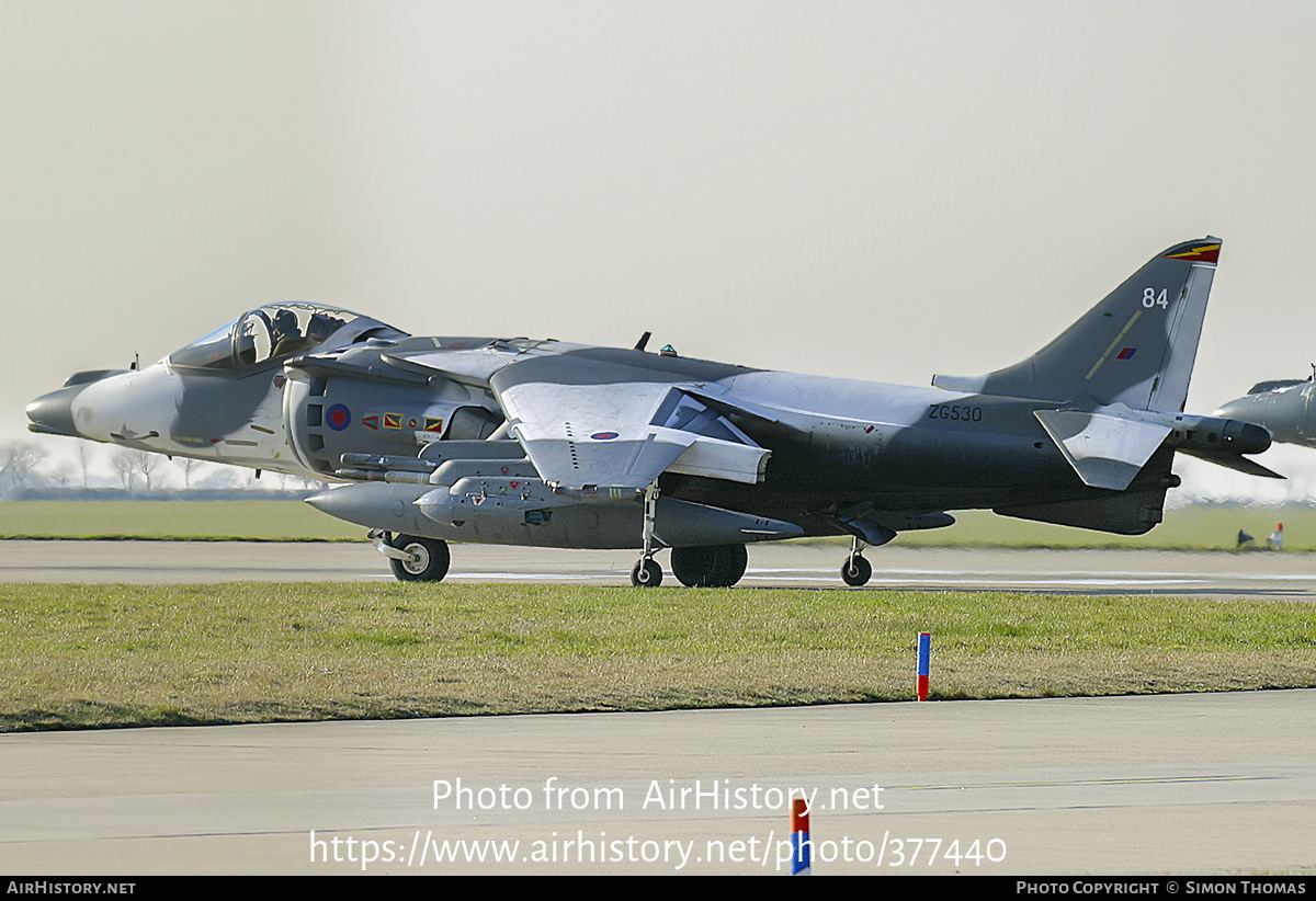 Aircraft Photo of ZG530 | British Aerospace Harrier GR7 | UK - Air Force | AirHistory.net #377440