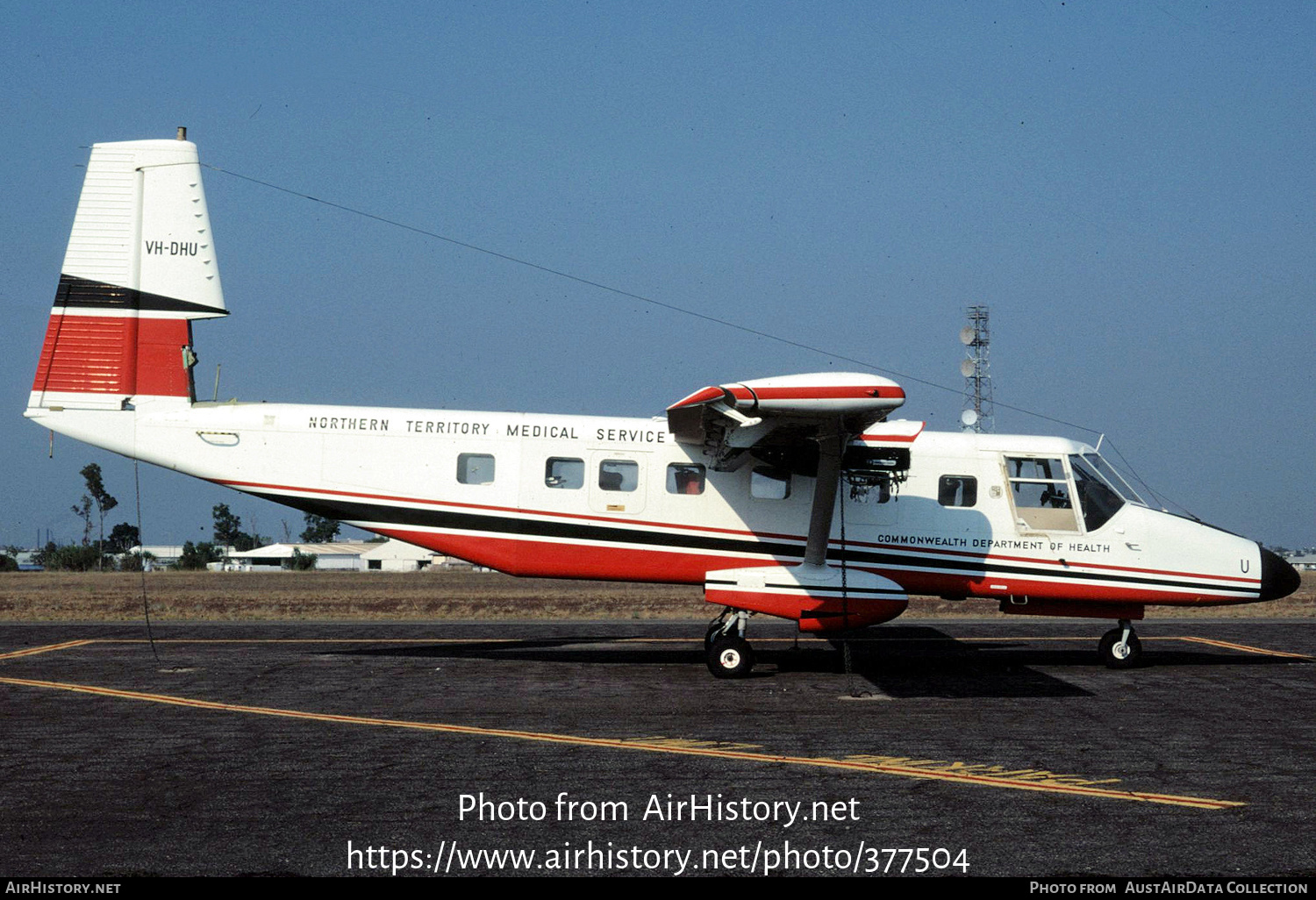 Aircraft Photo of VH-DHU | GAF N-24A Nomad | Northern Territory Medical Service | AirHistory.net #377504