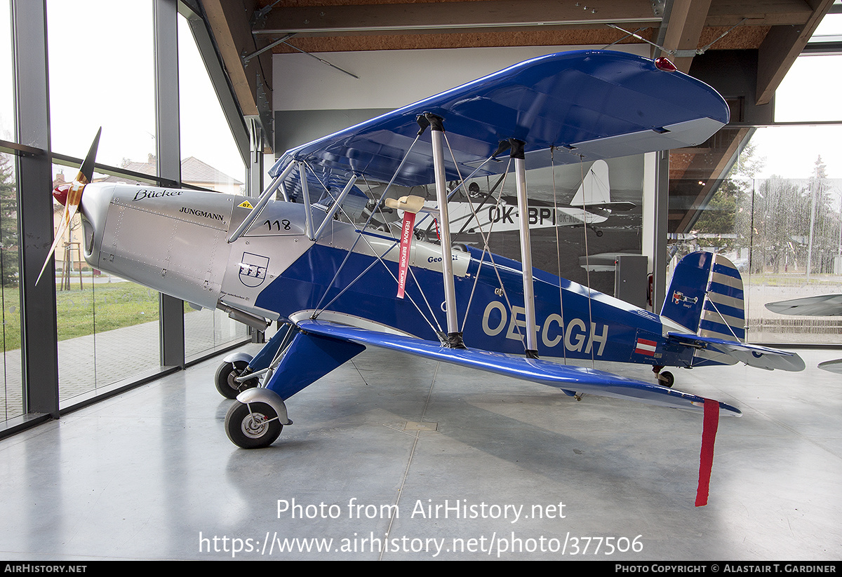 Aircraft Photo of OE-CGH | SSH T-131PA Jungmann | AirHistory.net #377506