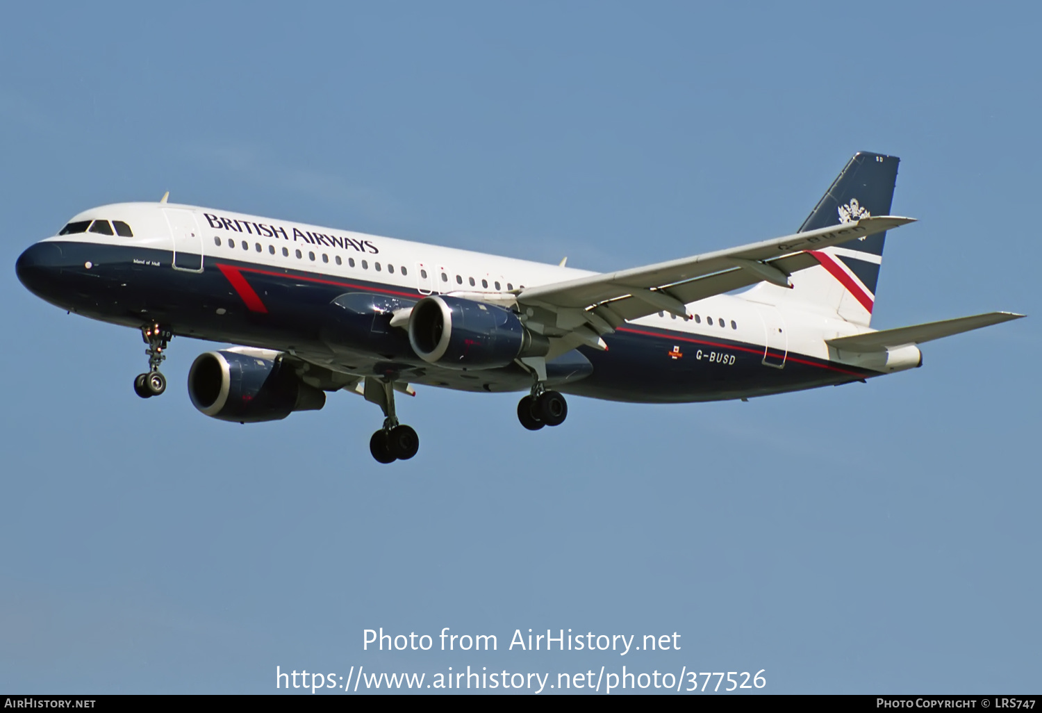 Aircraft Photo of G-BUSD | Airbus A320-111 | British Airways | AirHistory.net #377526